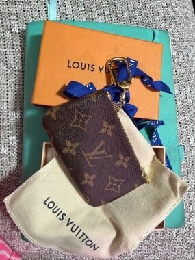 Louis Vuitton Monogram Canvas Key & Card Holder with Gold Hardware